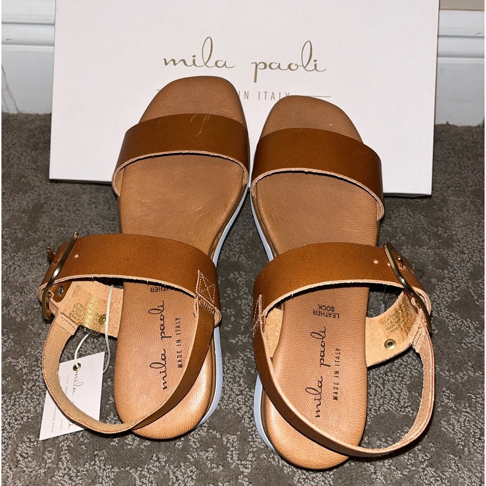 Mila Paoli leather sandals